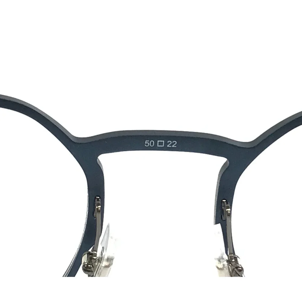 Montblanc Eyeglasses Frames MB0233O 003 Matte Dark Blue Ruthenium 50-22-145